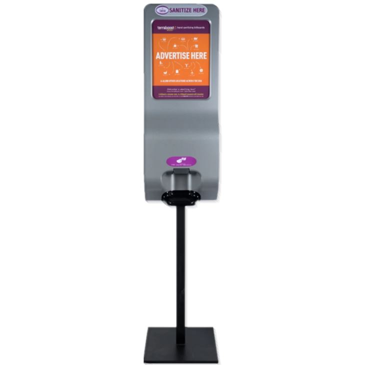 21.5 Inch Wall Mounted LCD Advertising Display With Automatic Hand Sanitizer Dispenser