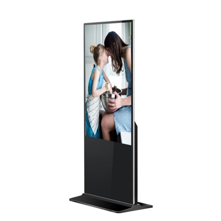 Factory 55 Inch Wifi Interactive Floor Standing LCD Advertising Player Kiosk
